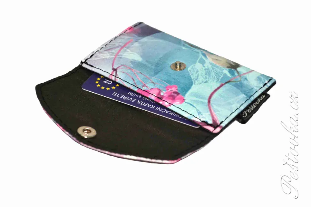 Peštovka - kapsička na karty *jeřabiny*