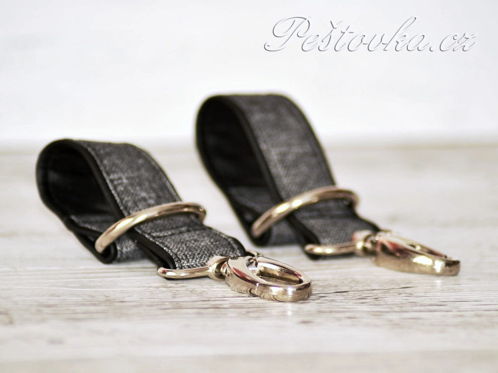 Peštovka Poutka na kočárek *tm. šedá*