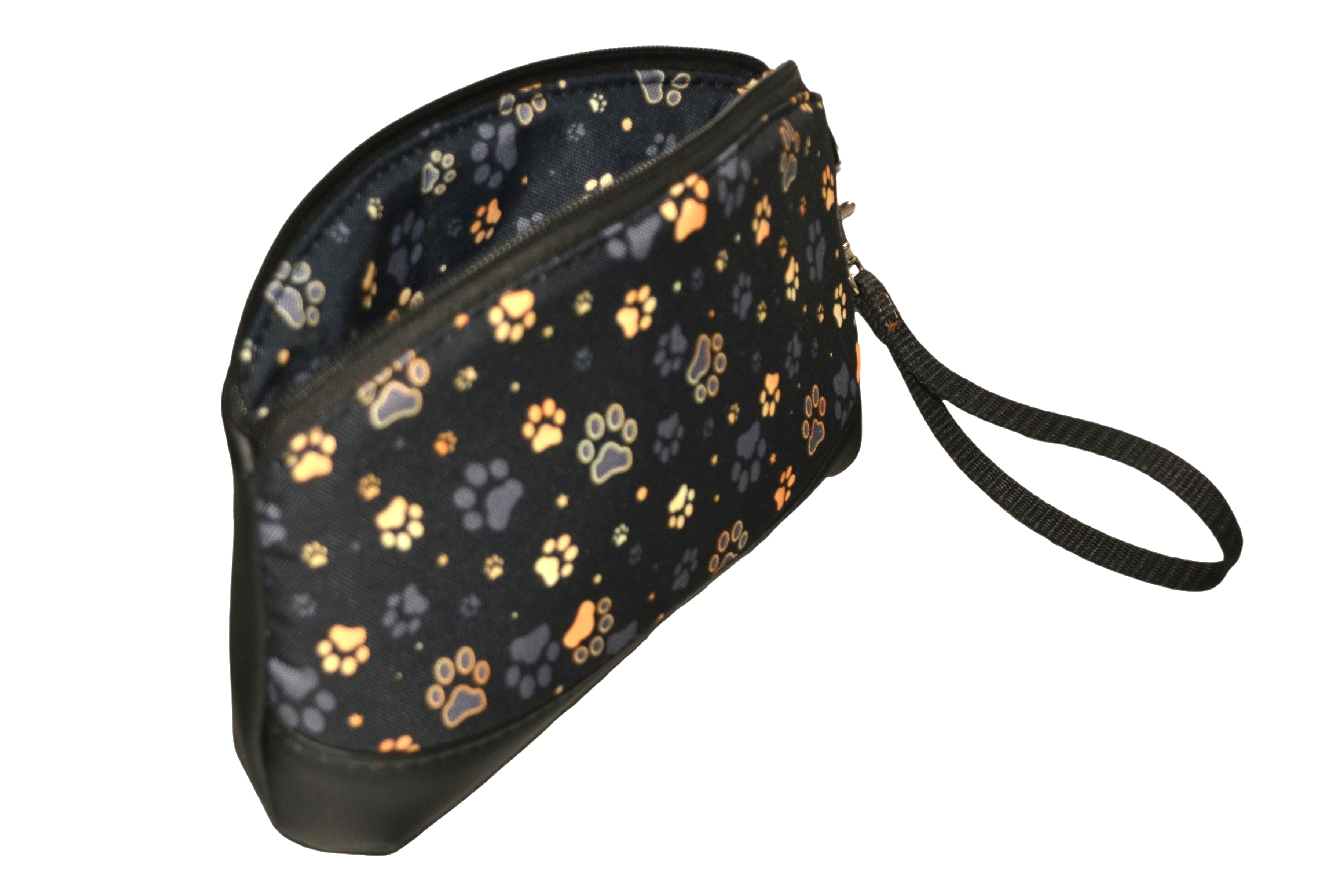 Peštovka kosmetická taštička CLEMATIS *ZLATO-ŠEDÉ TLAPKY*