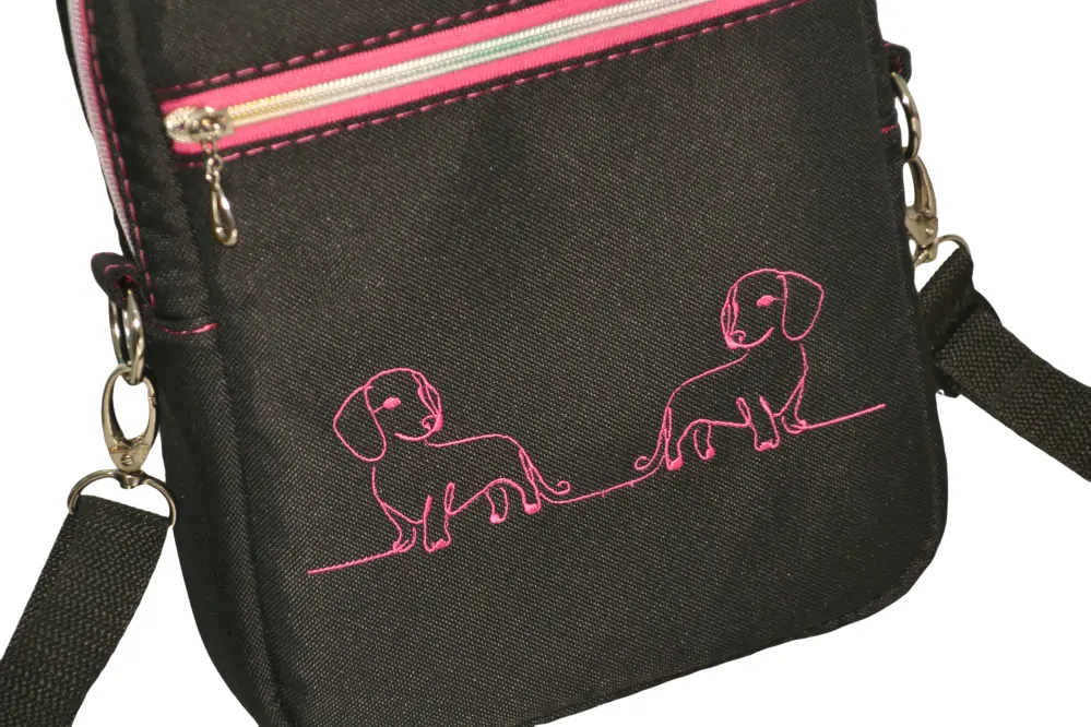 Peštovka pánská crossbody Oskar *2 JEZEVČÍCI*