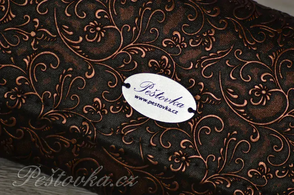 Peštovka Dámská koženková peněženka *bronzová koženka*