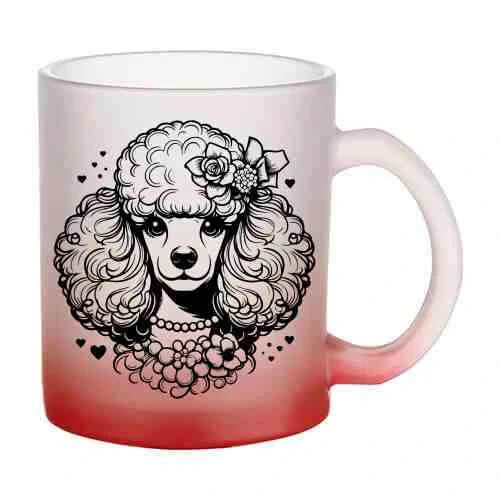 Hrnek skleněný MATNÝ 330 ml A+ barevný gradient *PUDL*