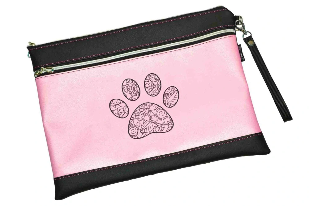 Peštovka - Pouzdro na průkazy původu A4  s kapsou *PAW*