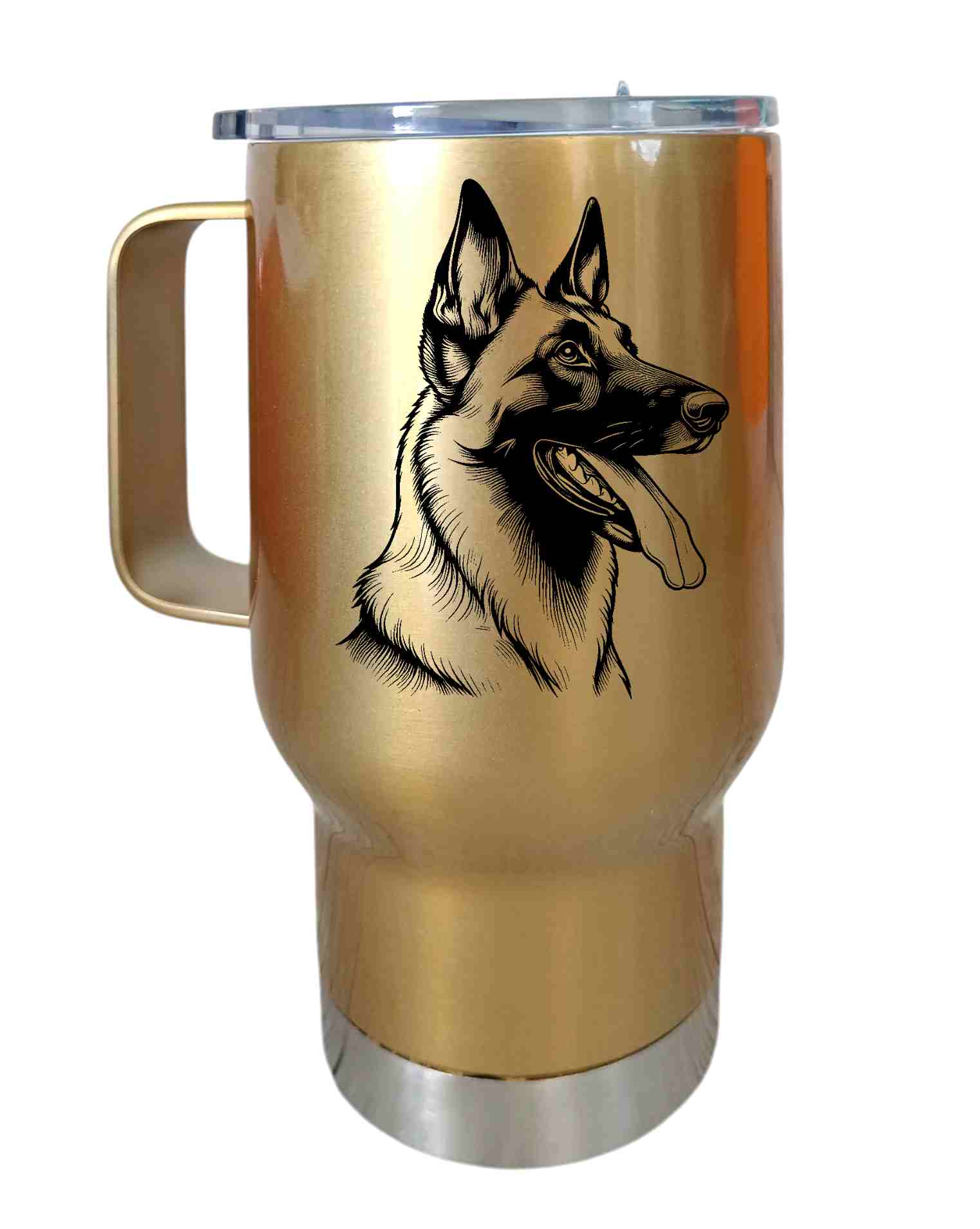 Peštovka Cestovní hrnek 450ml*Belgický ovčák malinois*