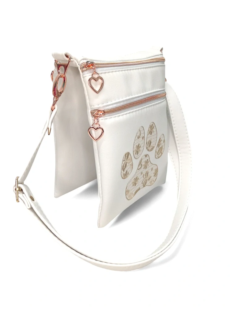 Peštovka - kabelka Tea *TLAPKA krajka* bila 