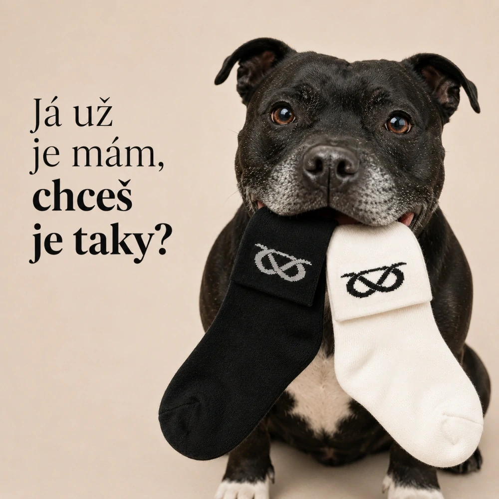 Peštovka - Set 2 párů ponožek se staffordšírským uzlem