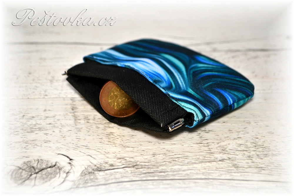 Peštovka Mincovka *modrý abstrakt*