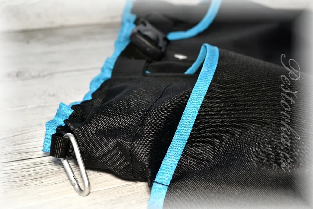 Peštovka Výcviková sukně *černo-modrá*