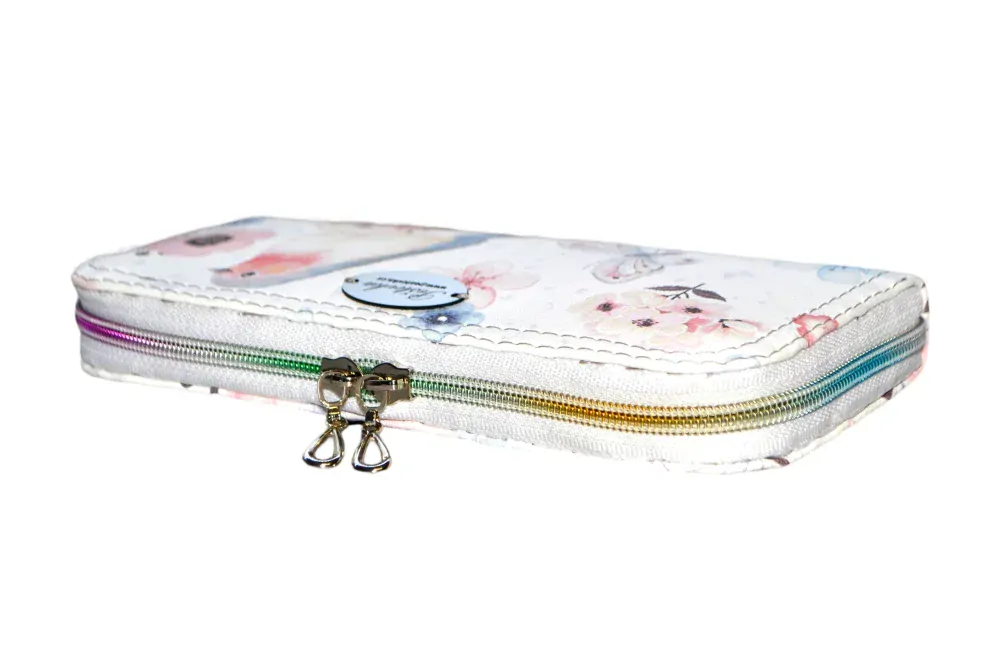 Peštovka Zipová peněženka *ptáčková*