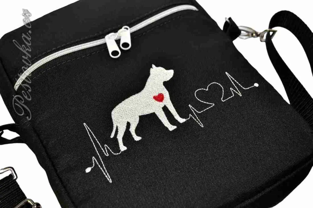 Peštovka pánská crossbody Oskar *Ekg se staffbullem*