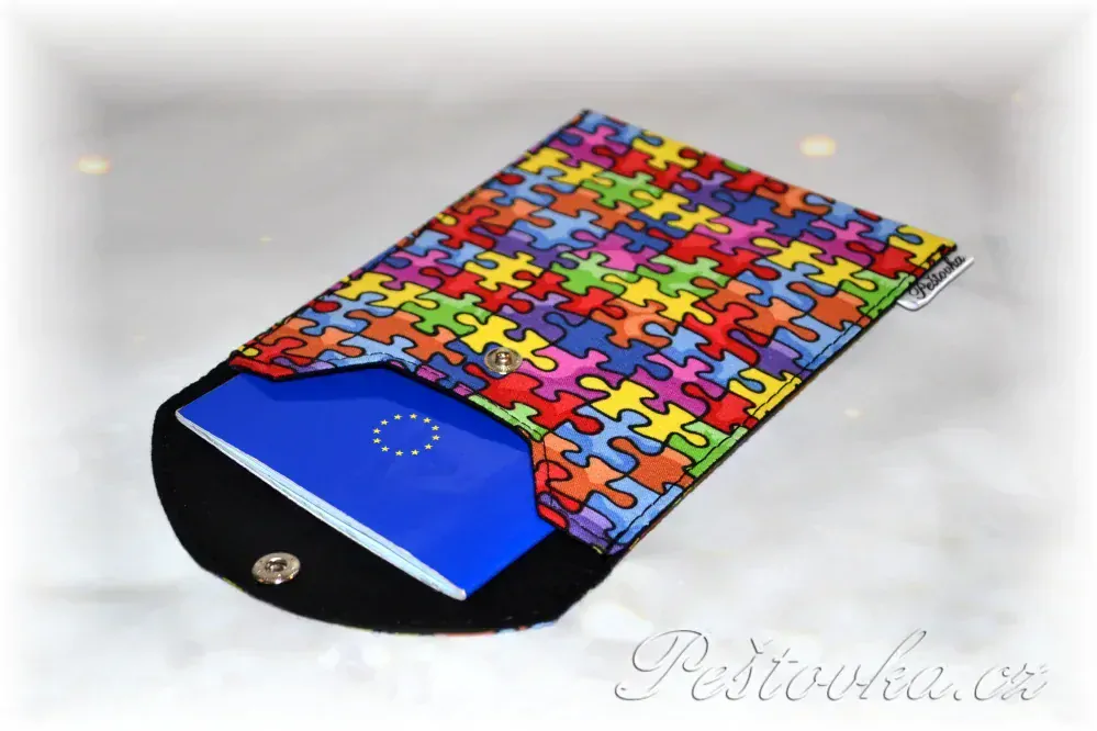 Peštovka - obal na očkovák - kapsička *puzzle*