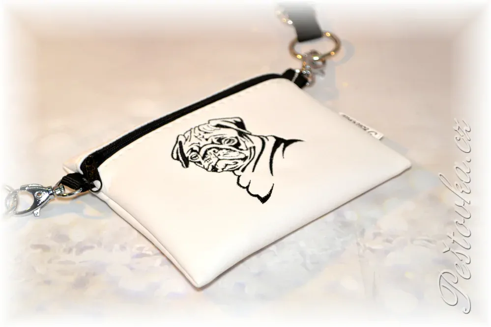 Peštovka Výstavní pamlskovník *MOPS bílý*