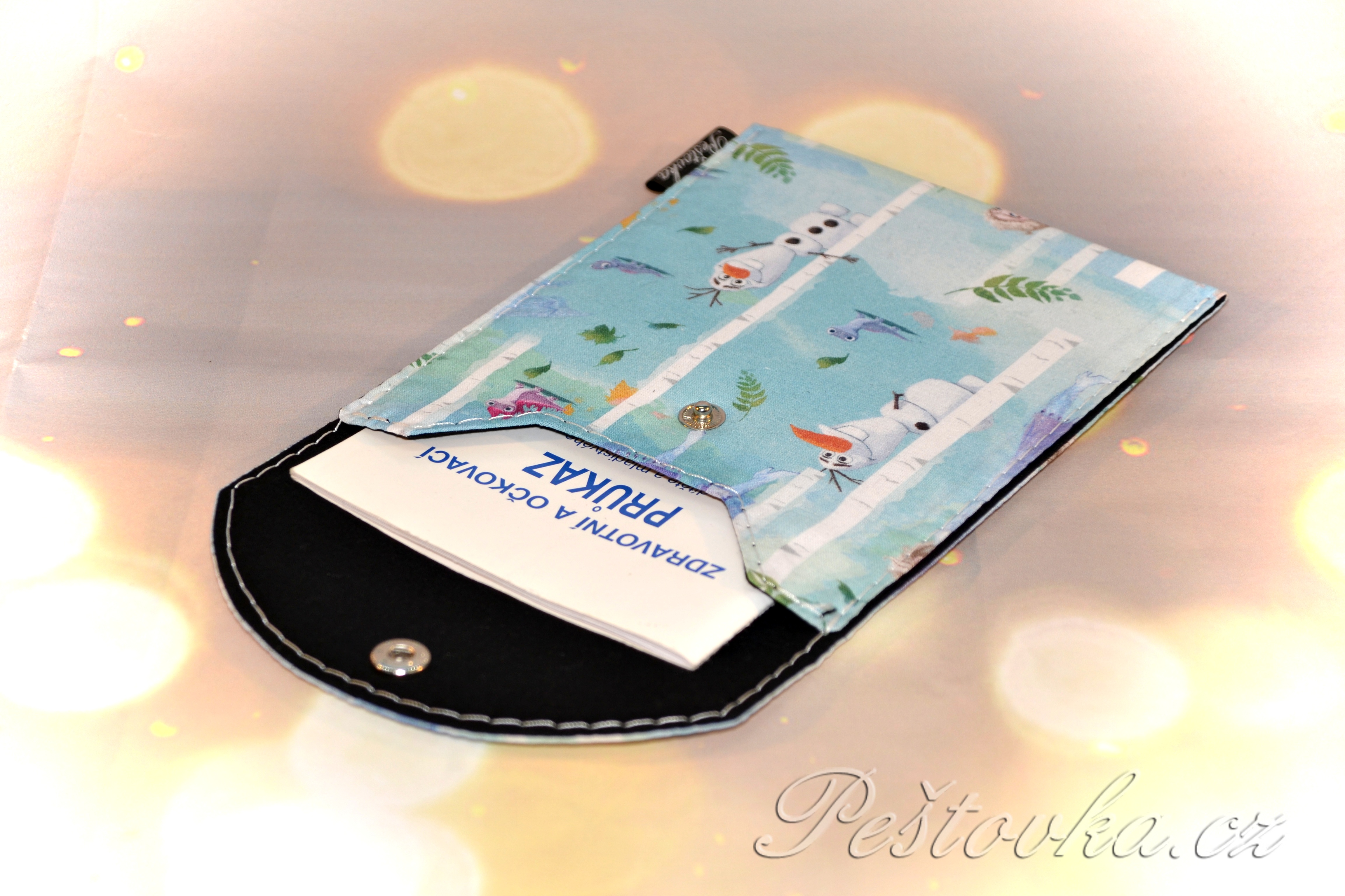 Peštovka - obal na očkovák - kapsička *princezny*