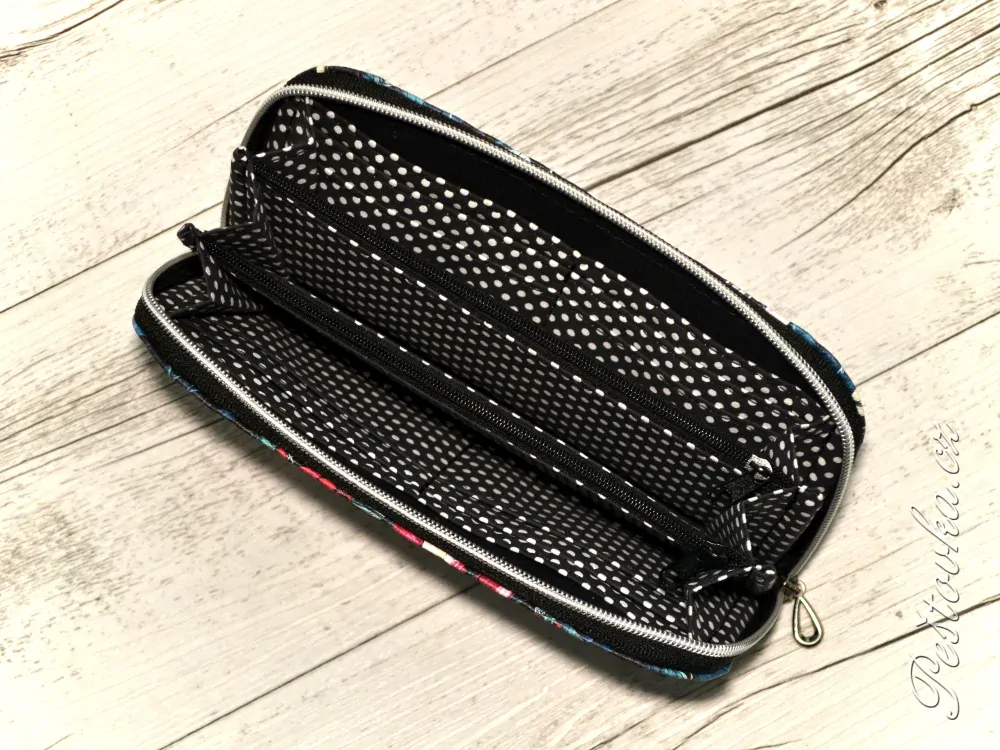 Peštovka Zipová peněženka *Floral*