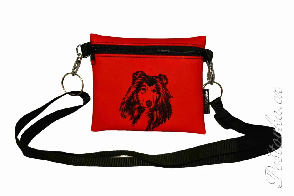 Peštovka Výstavní pamlskovník *KOLIE * červený