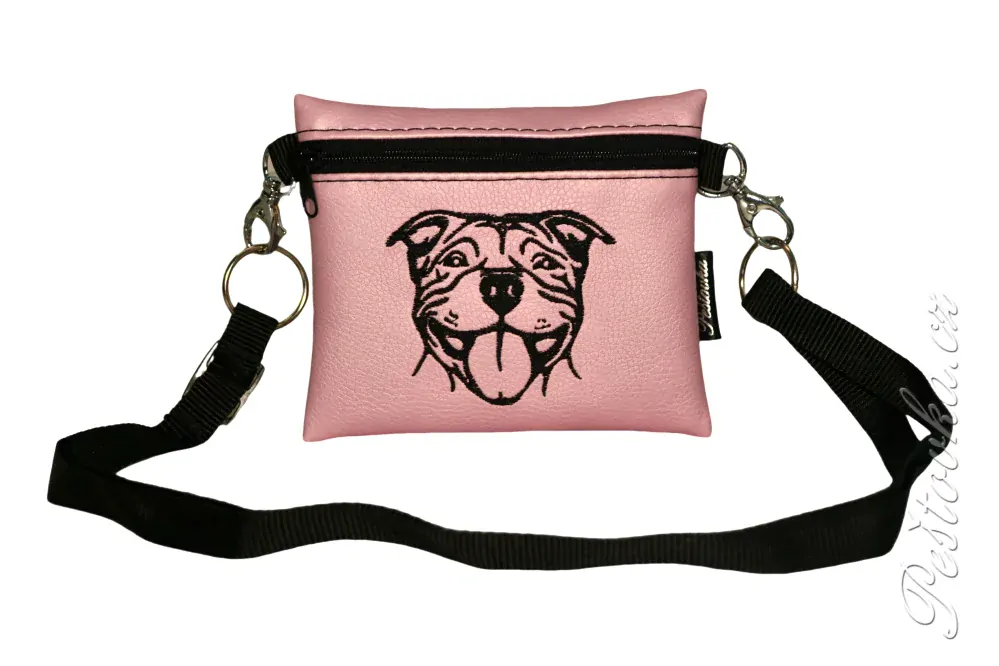 Peštovka Výstavní pamlskovník *stafordšírský bullterier * sv.růžový