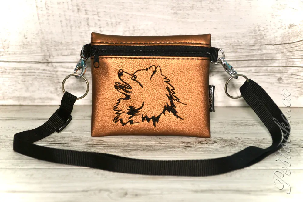 Peštovka Výstavní pamlskovník *německý špic* bronzový