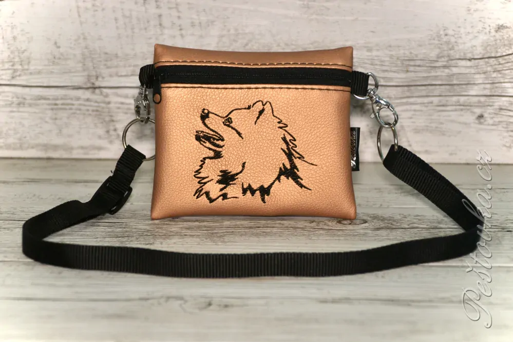 Peštovka Výstavní pamlskovník *německý špic* měděný