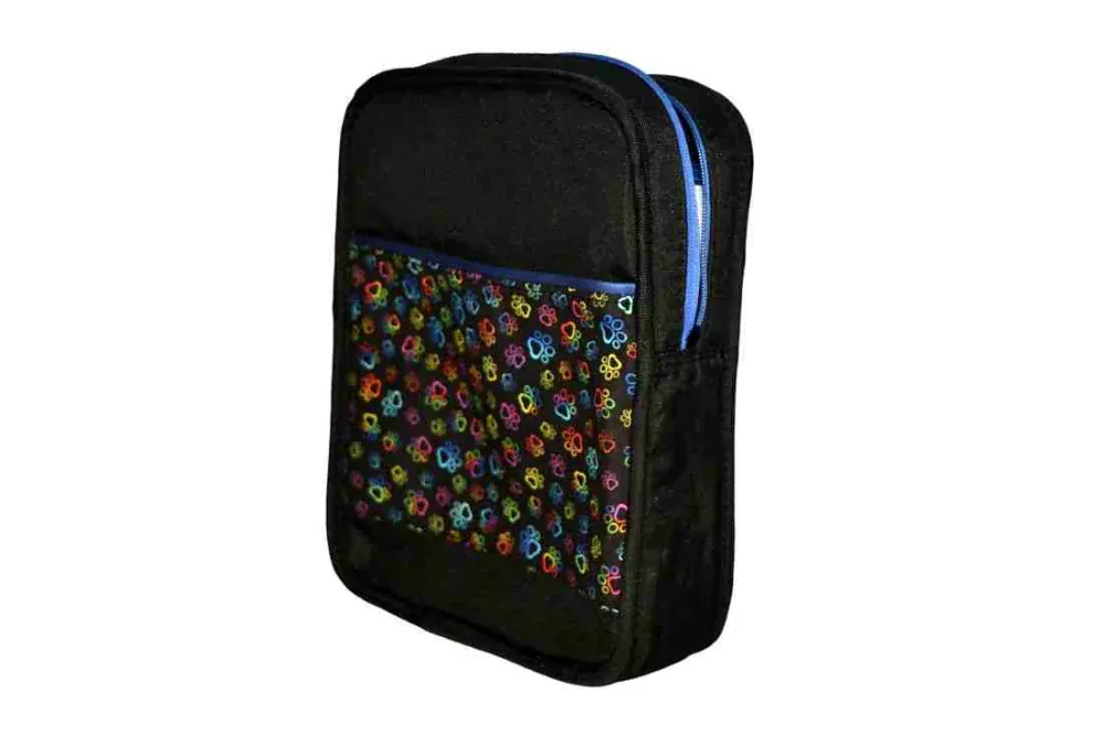 Peštovka pánská crossbody Oskar *černo-modrá se stafíkem*