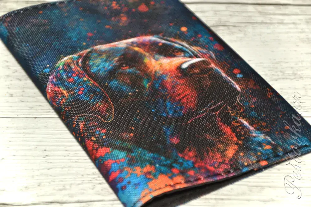 Peštovka Obal na očkovací průkaz *Labrador* tmavě modrý