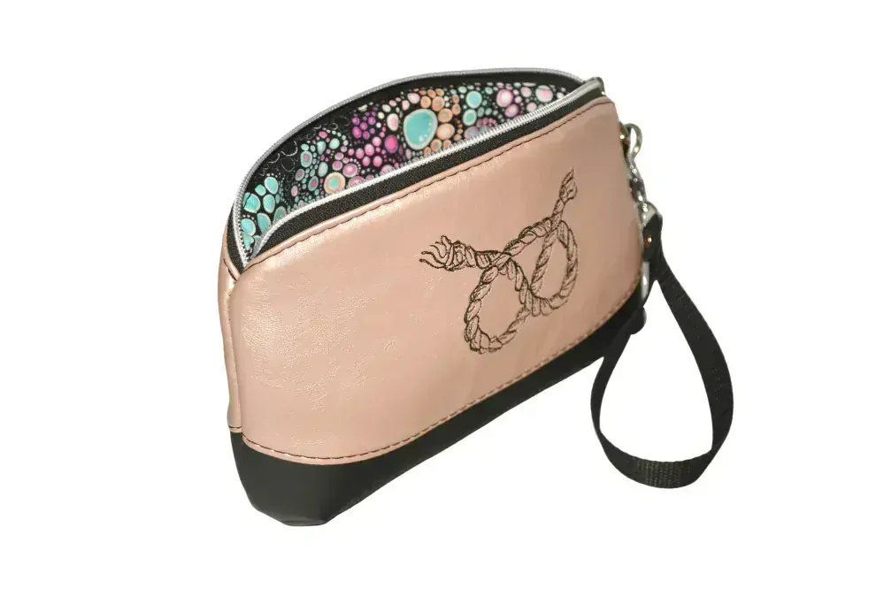 Peštovka kosmetická taštička CLEMATIS *sbt uzlík*