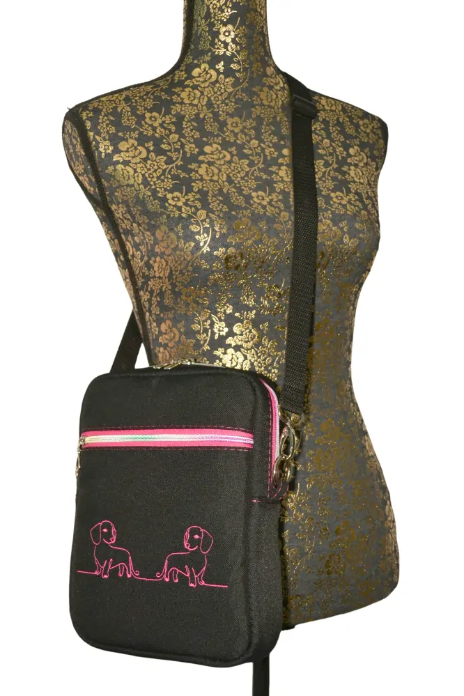 Peštovka pánská crossbody Oskar *2 JEZEVČÍCI*