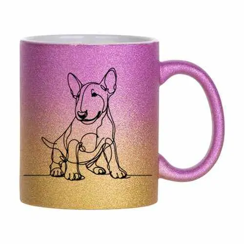 Hrnek třpytivý 330 ml A+ *BULÍK*