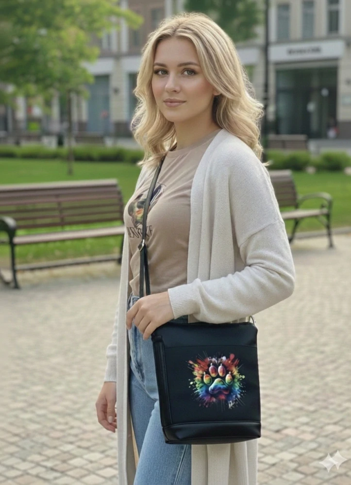 Peštovka - kabelka Brita *Paint Splash Dog*