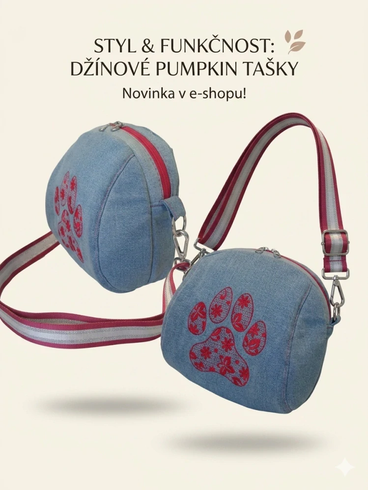 Lora z džínoviny – originální kabelka z recyklovaných jeansů