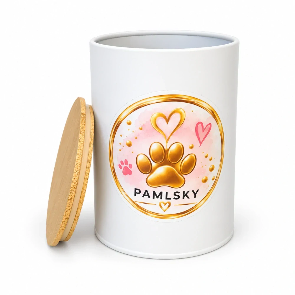 Peštovka - Dóza na pamlsky – černá 2,3 l