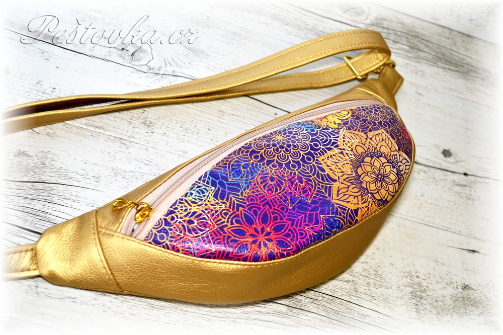 Peštovka ledvinka RENA SAKO *zlatá s mandalou*