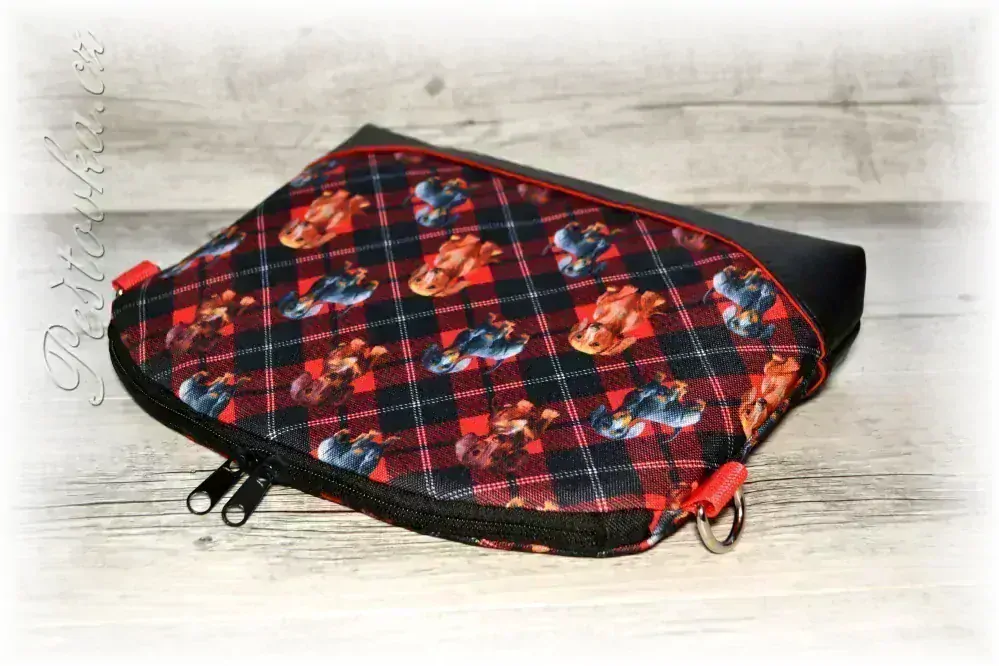 Peštovka Kabelka Belinda *jezevčíci / káro*