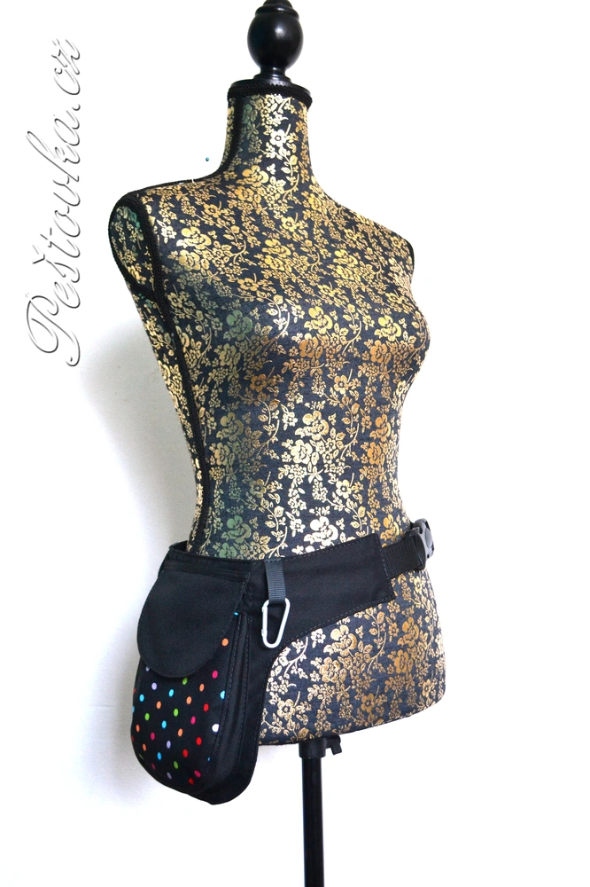 Peštovka ledvinka POSETO *barevný puntík*