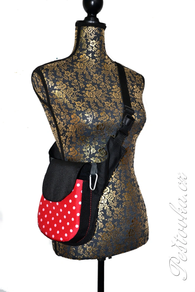 Peštovka ledvinka POSETO *červený puntík*