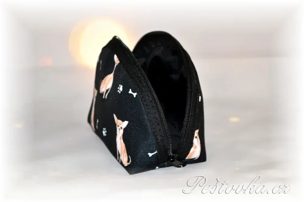 Peštovka kosmetická taštička RONDA *čivavy*