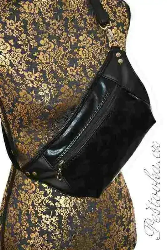 Peštovka - ledvinka Dayna *černá metalická*