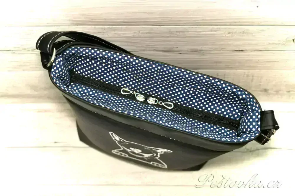 Peštovka - crossbody kabelka *BULÍK s fleky*