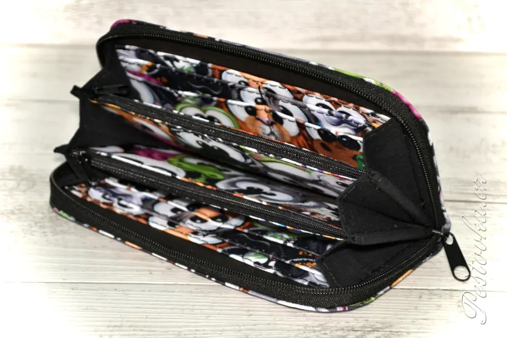 Peštovka Zipová peněženka *vykulená zvířátka*