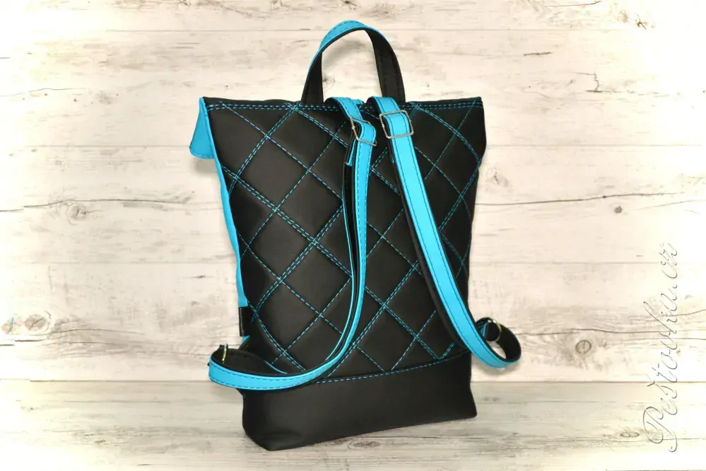 Peštovka Překlápěcí batoh Lucas *STAFORD* modrý