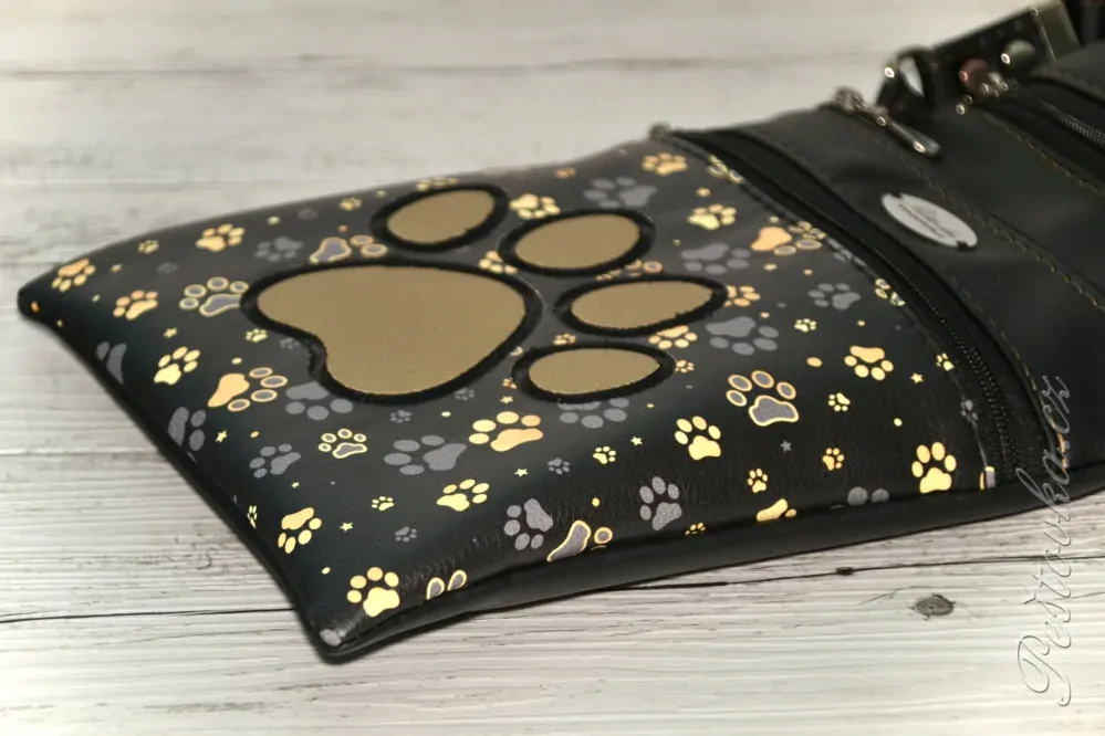 Peštovka - kabelka Tea *zlatošedé tlapky*