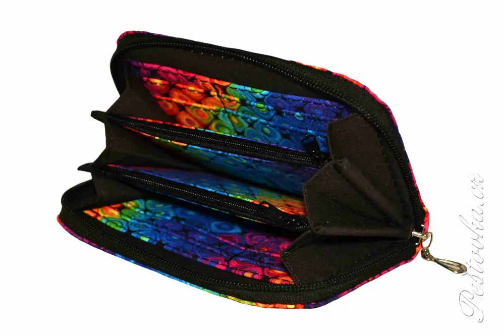 Peštovka Malá zipová peněženka *GEO FANTASY* 16cm
