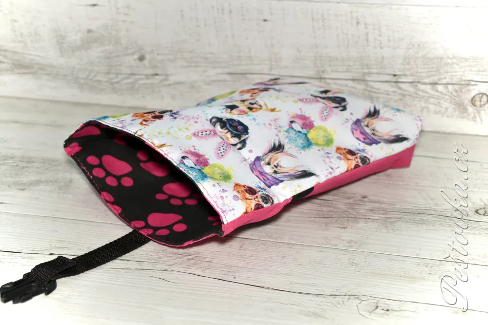 Peštovka Dětská brašnička na kolo *veselí pejsci*