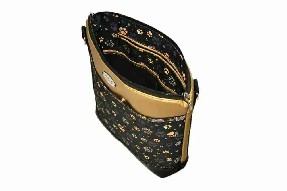 Peštovka - kabelka Brita *zlatošedé tlapky*