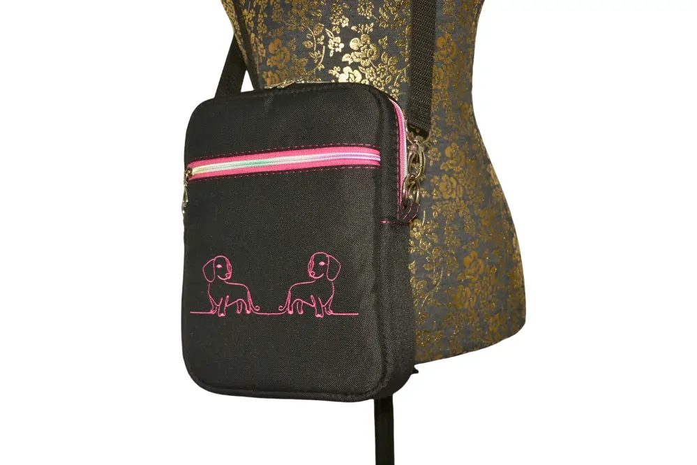 Peštovka pánská crossbody Oskar *2 JEZEVČÍCI*