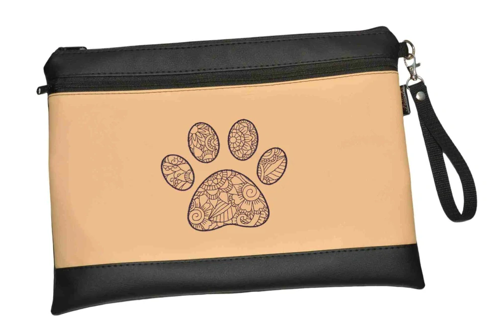 Peštovka - Pouzdro na průkazy původu A4  s kapsou *PAW*
