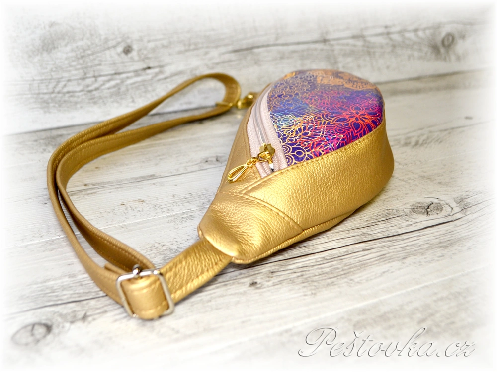 Peštovka ledvinka RENA SAKO *zlatá s mandalou*