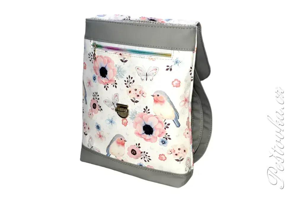 Peštovka městský batoh CITY BAG *ptáčkové*