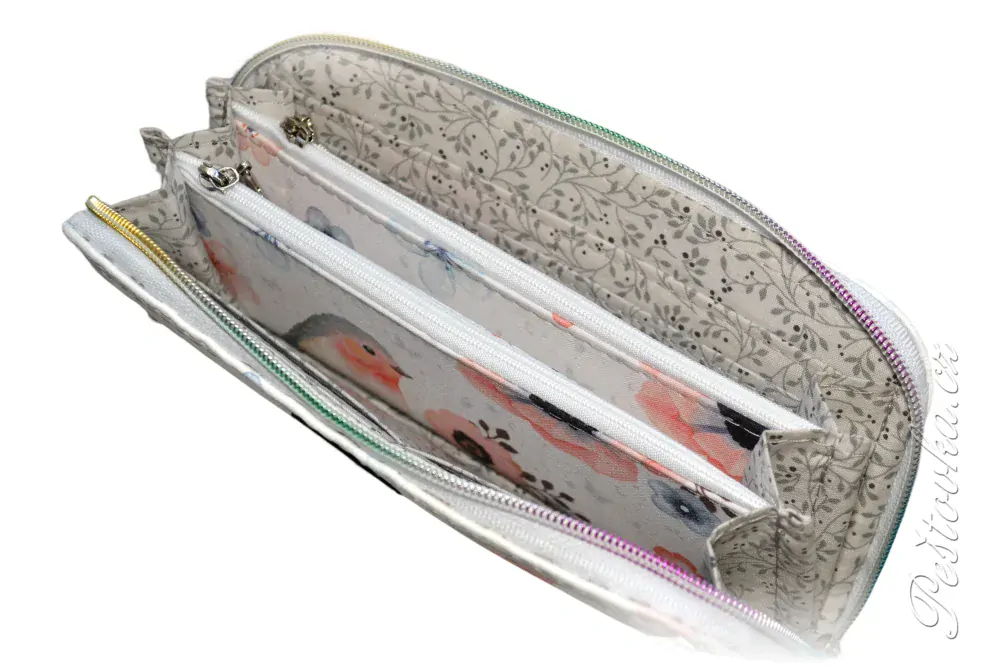 Peštovka Zipová peněženka *ptáčková*