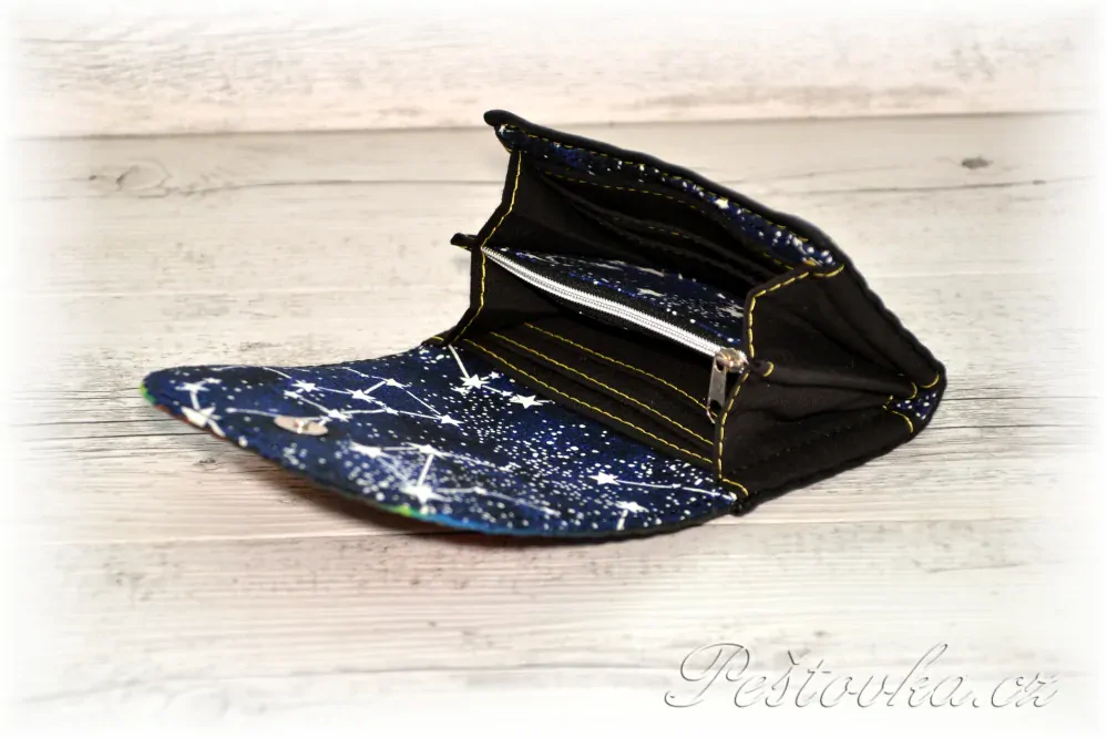 Peštovka - Malá klopová peněženka 13cm *Malý princ*