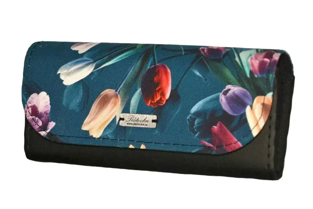 Peštovka Dámská elegantní peněženka *TULIPÁNY*